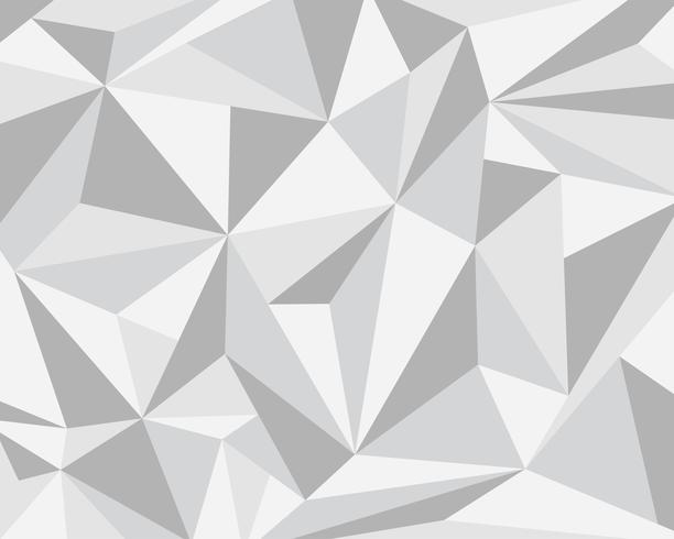 Abstrait géométrique polygonale gris blanc - illustration vectorielle. vecteur