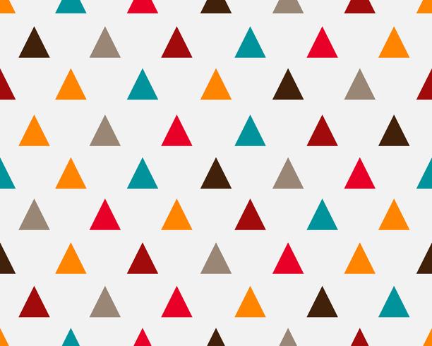 Triangle géométrique coloré abstrait sans soudure - illustration vectorielle vecteur