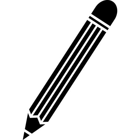 Objet De Dessin Au Crayon, Design D'icône Plate Isolé Noir Et Blanc Clip  Art Libres De Droits, Svg, Vecteurs Et Illustration. Image 61125378