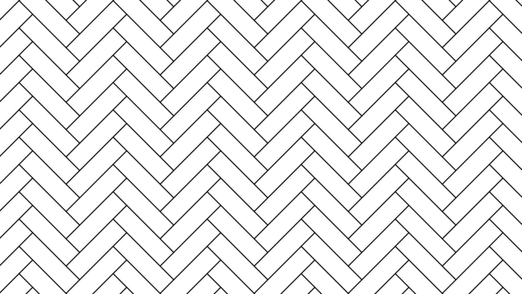 plancher en chevrons. texture diagonale. motif noir et blanc. illustration vectorielle. vecteur