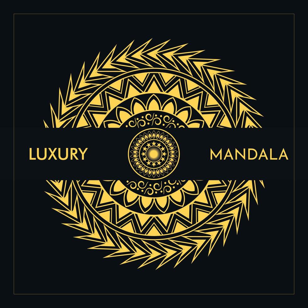 luxe, mandala, seamless, modèle, fond, pro, vecteur, dans, illustration vecteur