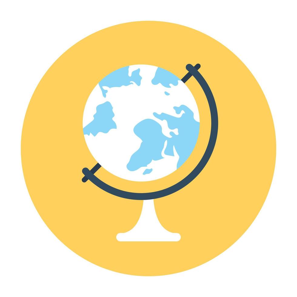 concepts de globe de table vecteur