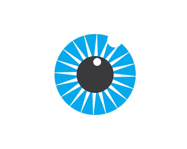 Modèle de conception de logo vectoriel Eye Care