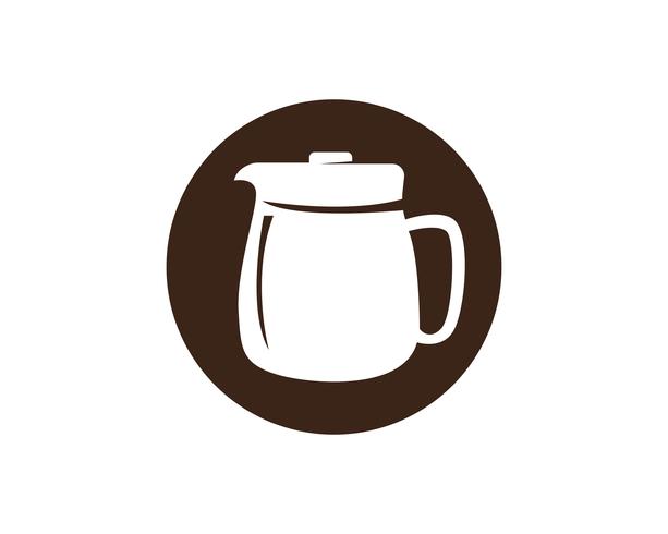 Tasse à café Logo Template vector icon design