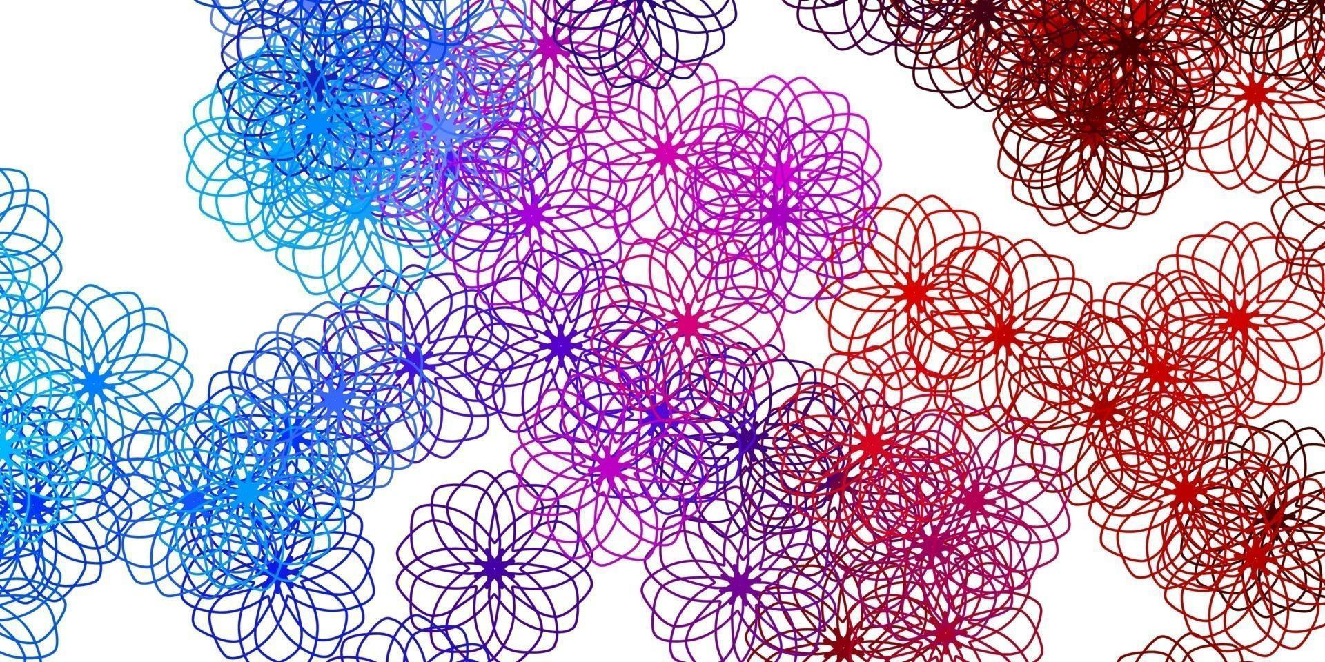 modèle vectoriel bleu clair, rouge avec des cercles.