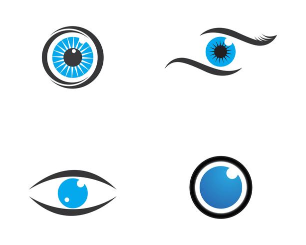 Modèle de conception de logo vectoriel Eye Care