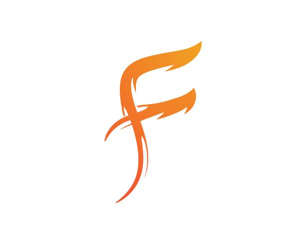 F lettre logo et symboles modèle vector icons ,,