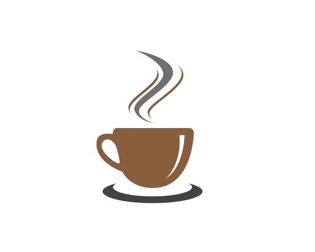 Tasse à café Logo Template vector icon design