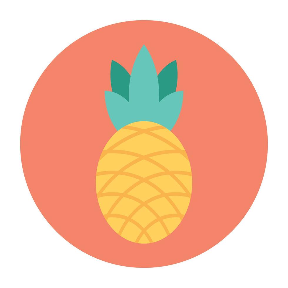 concepts d'ananas à la mode vecteur