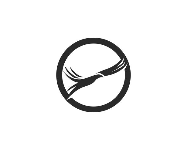oiseau mouche signe modèle abstrait icônes vecteur