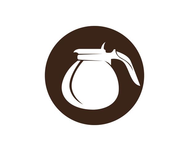 Tasse à café Logo Template vector icon design