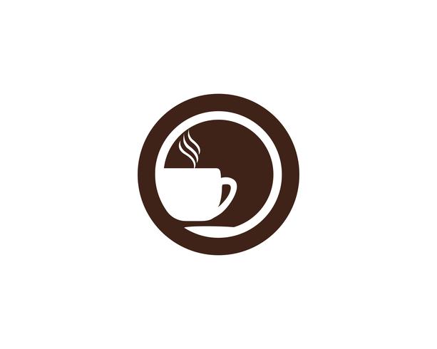 Icône de vecteur de café Logo Template