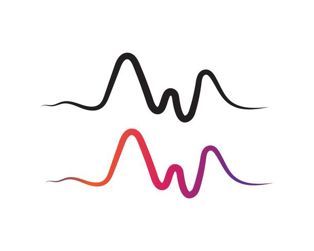 soundwave ilustration logo vector icon template