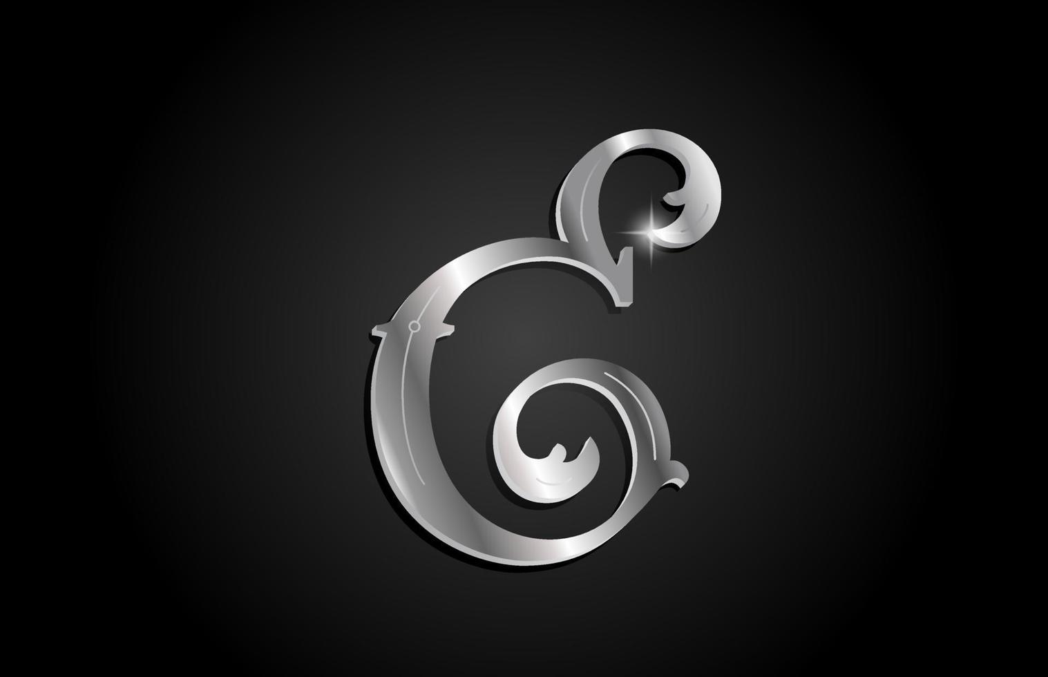 création de logo d'icône de lettre alphabet e en métal argenté. modèle créatif pour entreprise ou entreprise de couleur grise vecteur