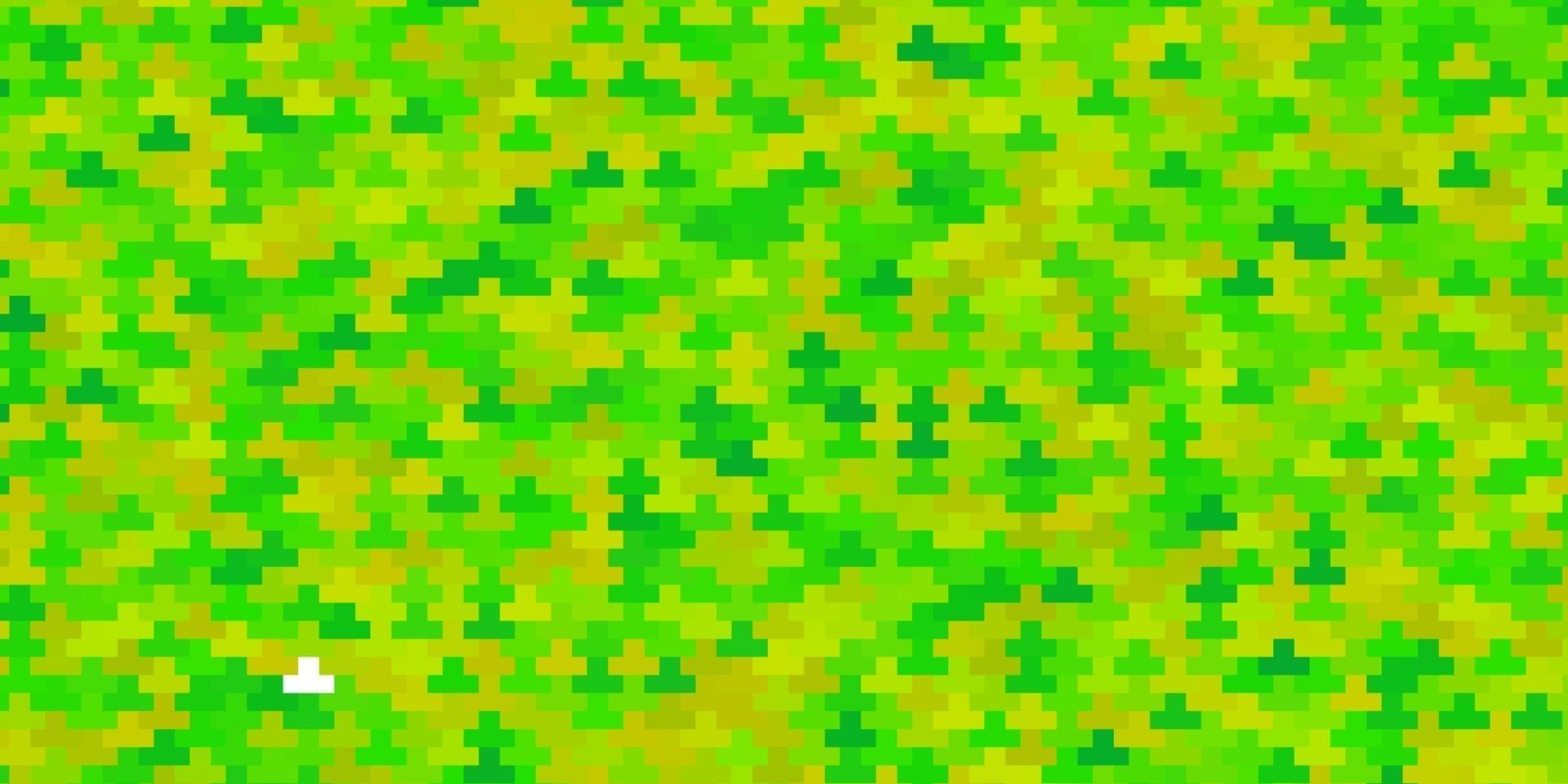 disposition de vecteur vert clair, jaune avec des lignes, des rectangles.