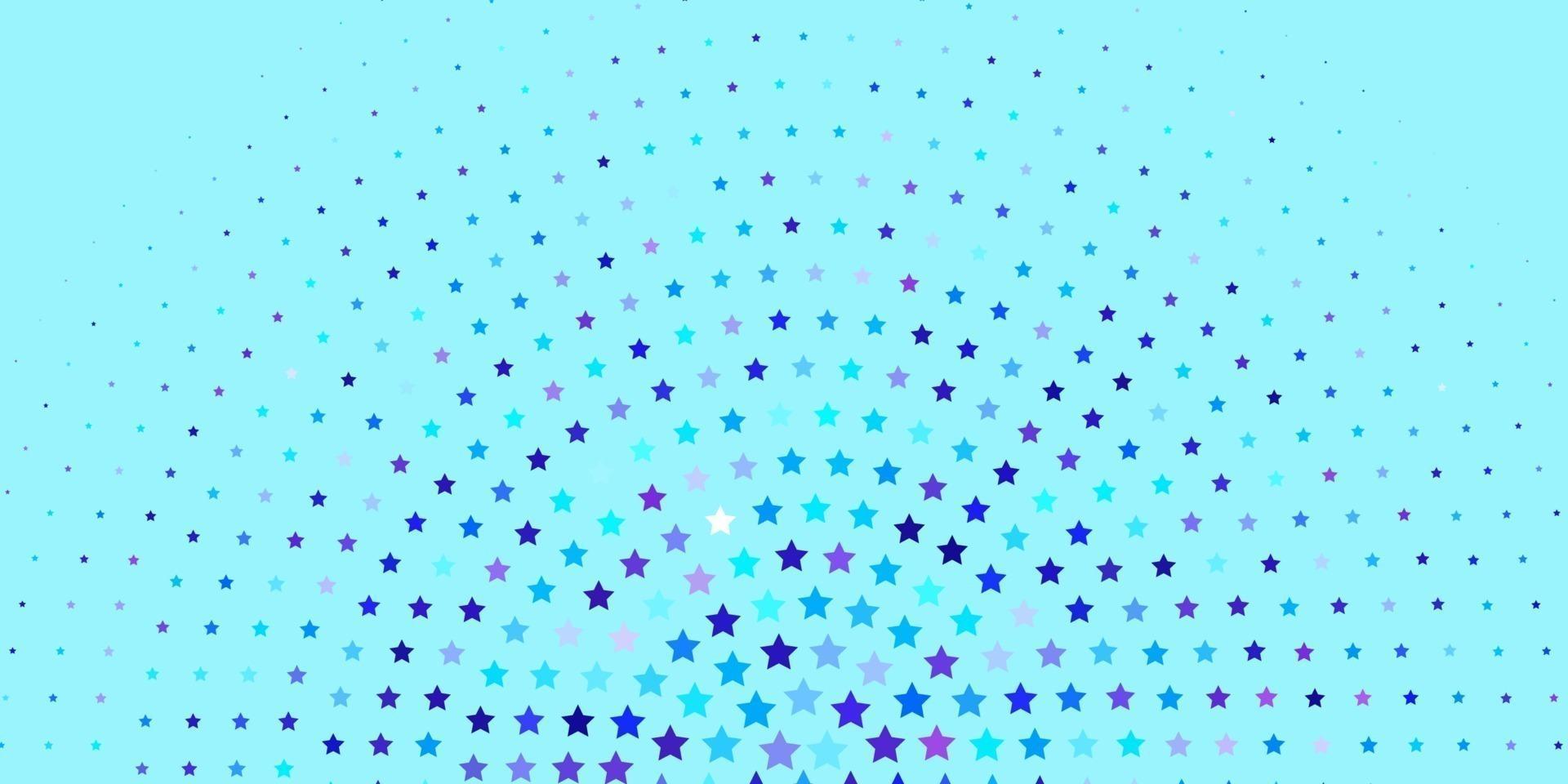 modèle vectoriel rose clair, bleu avec des étoiles abstraites.