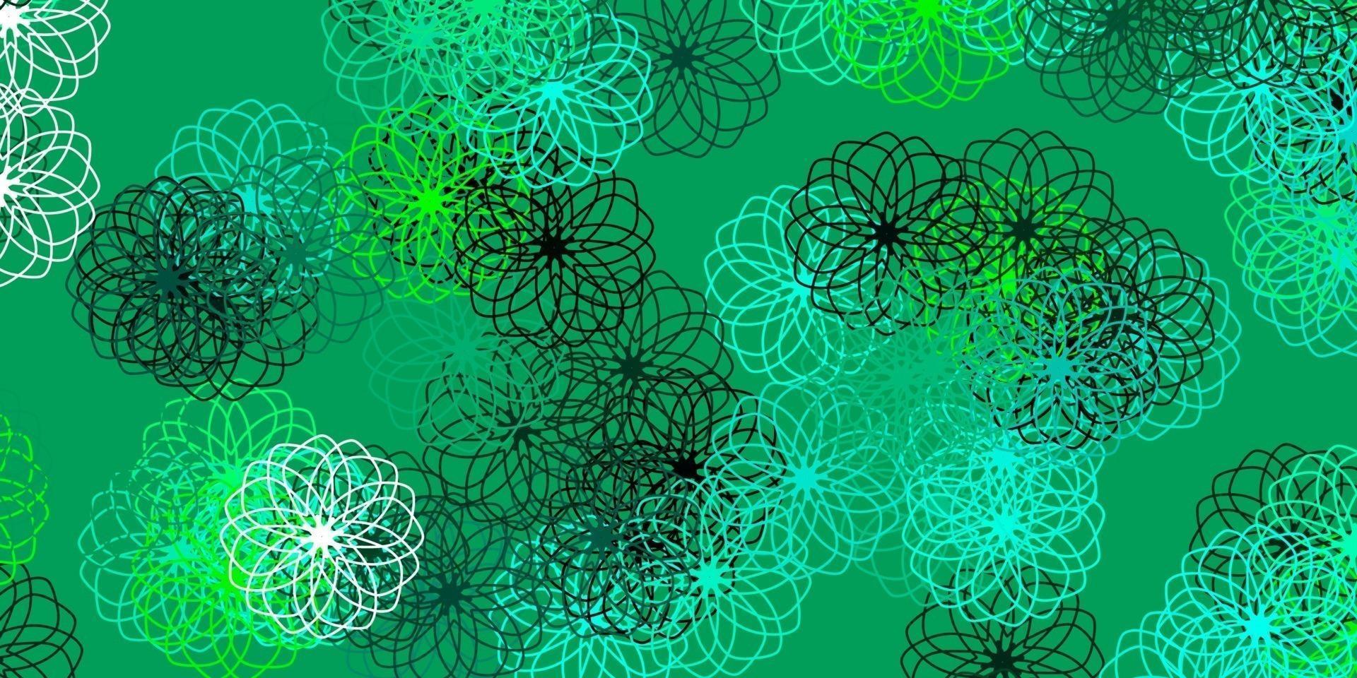 modèle vectoriel vert clair avec des cercles.