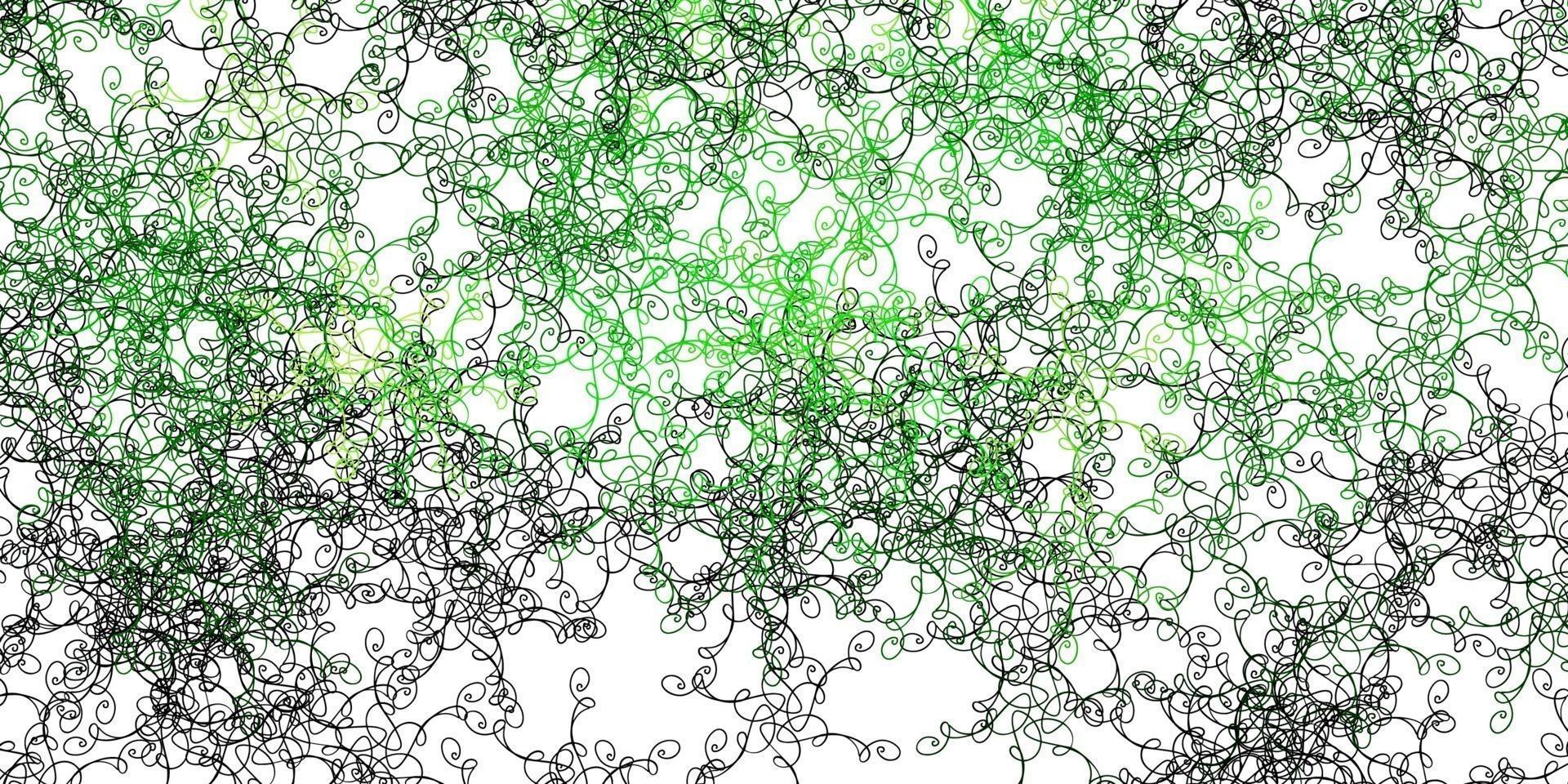 modèle vectoriel vert clair avec des lignes ironiques.