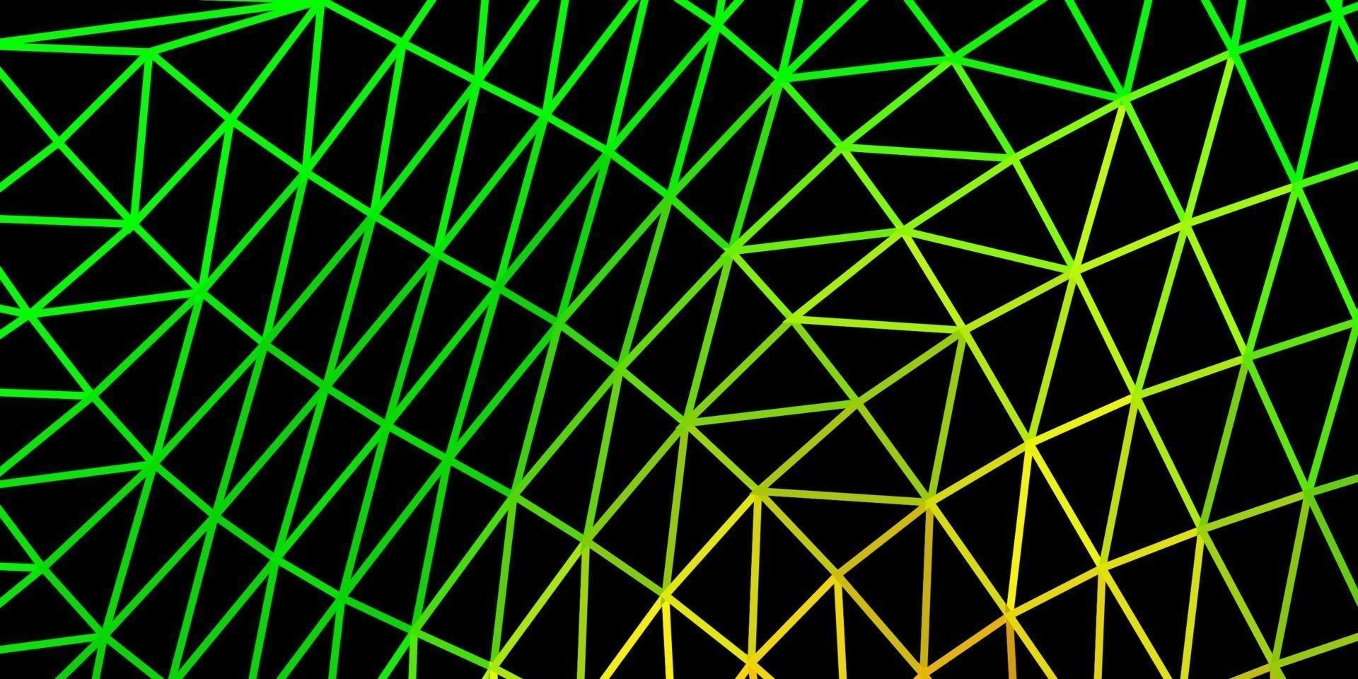 modèle de triangle poly vecteur vert foncé.