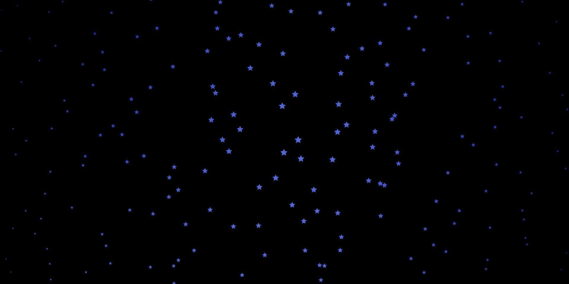 disposition de vecteur bleu foncé avec des étoiles brillantes.