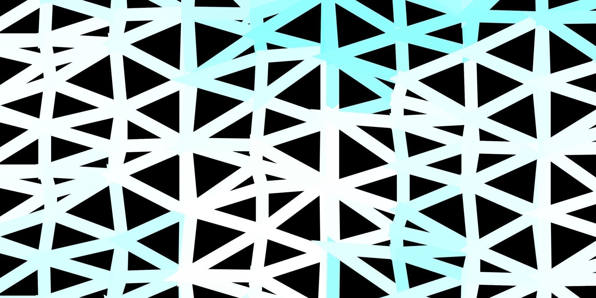 texture de triangle abstrait vecteur bleu clair.