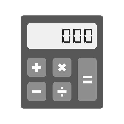 Icône de calculatrice de vecteur