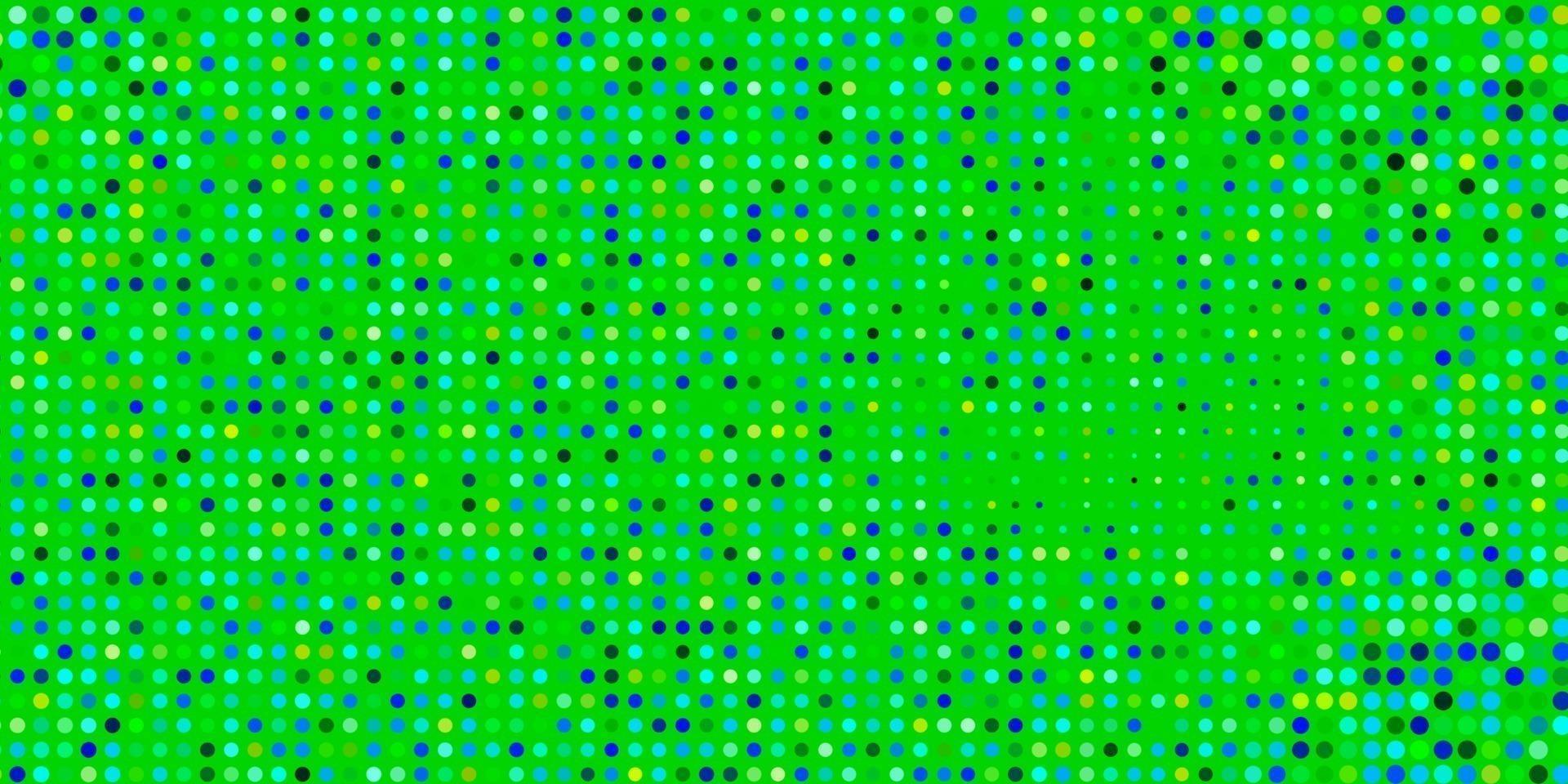 modèle vectoriel bleu clair et vert avec des cercles.