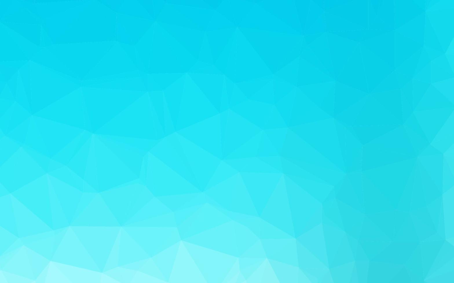 couverture polygonale abstraite de vecteur bleu clair.