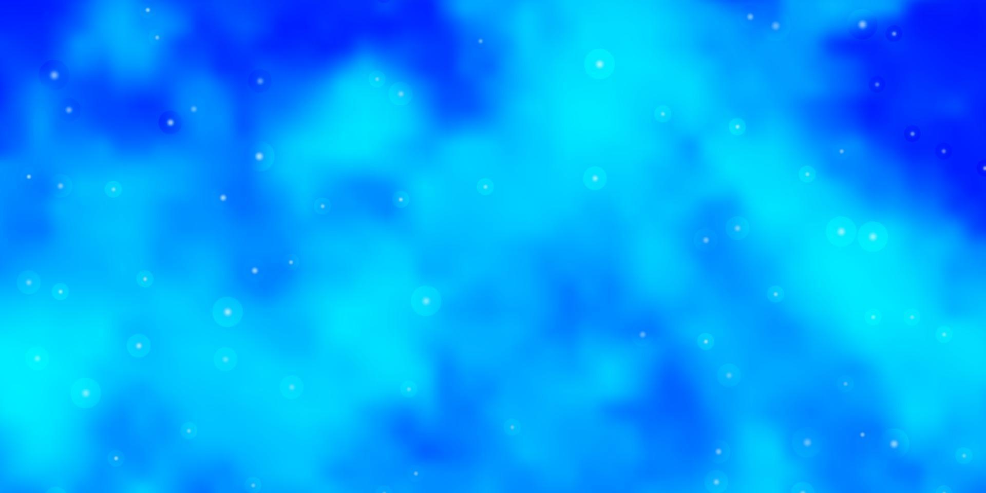 modèle vectoriel bleu clair avec des étoiles abstraites.