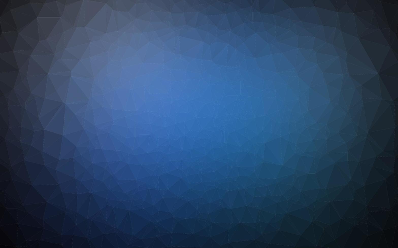 disposition polygonale abstraite de vecteur bleu foncé.
