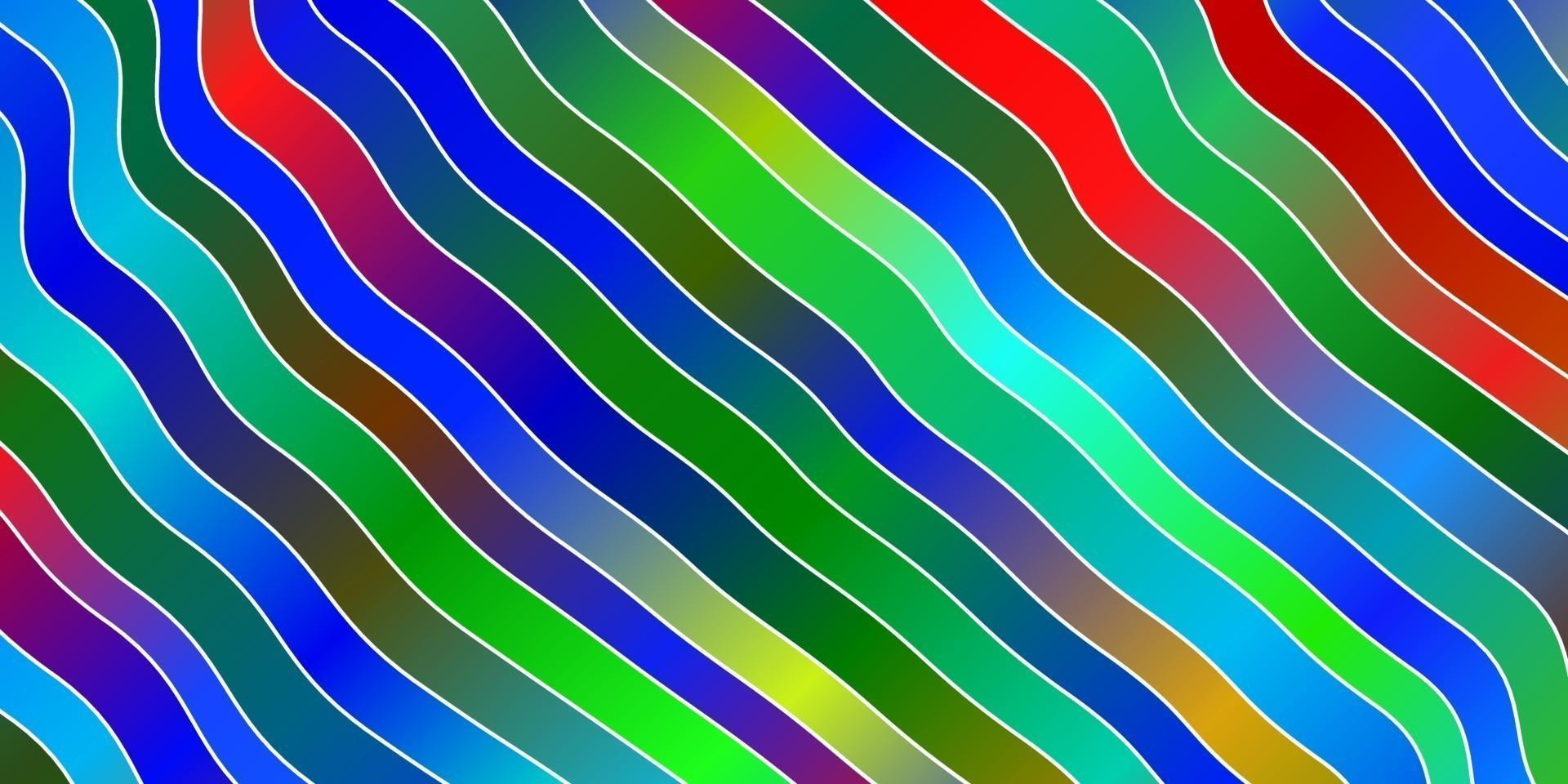 modèle vectoriel multicolore foncé avec des lignes.