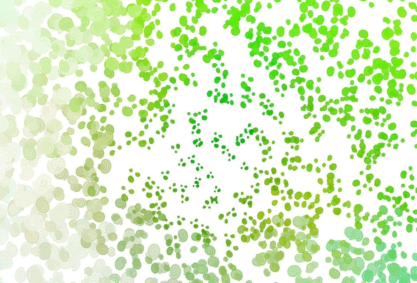 motif vectoriel vert clair avec des formes de lave.