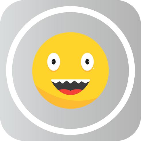 Icône de vecteur Emoji rire