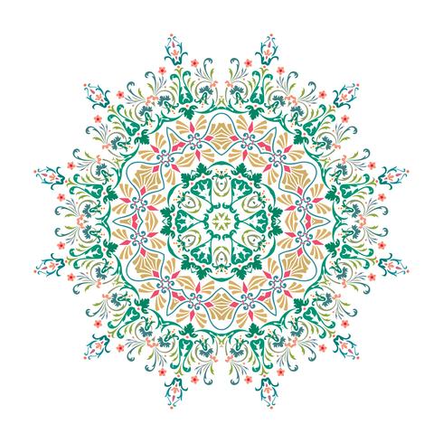 Mandala, vecteur mandala, mandala floral, mandala de fleurs, orienta