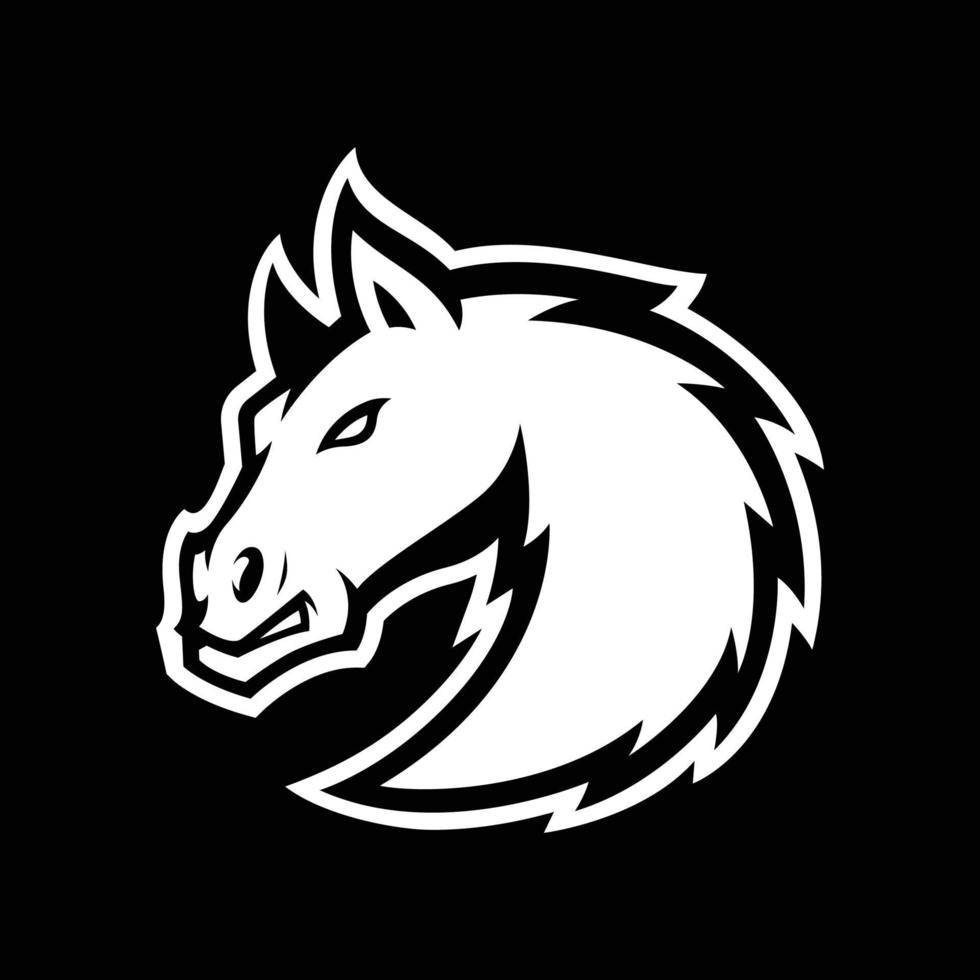 logo vectoriel tête de cheval