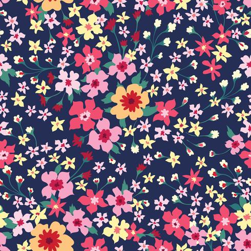 Floral pattern sans soudure. Fond de fleurs. S&#39;épanouir le papier peint avec des fleurs. vecteur