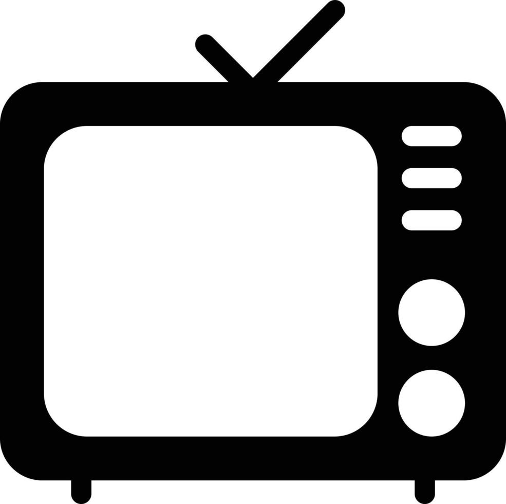 illustration vectorielle de télévision sur un fond. symboles de qualité supérieure. icônes vectorielles pour le concept ou la conception graphique. vecteur