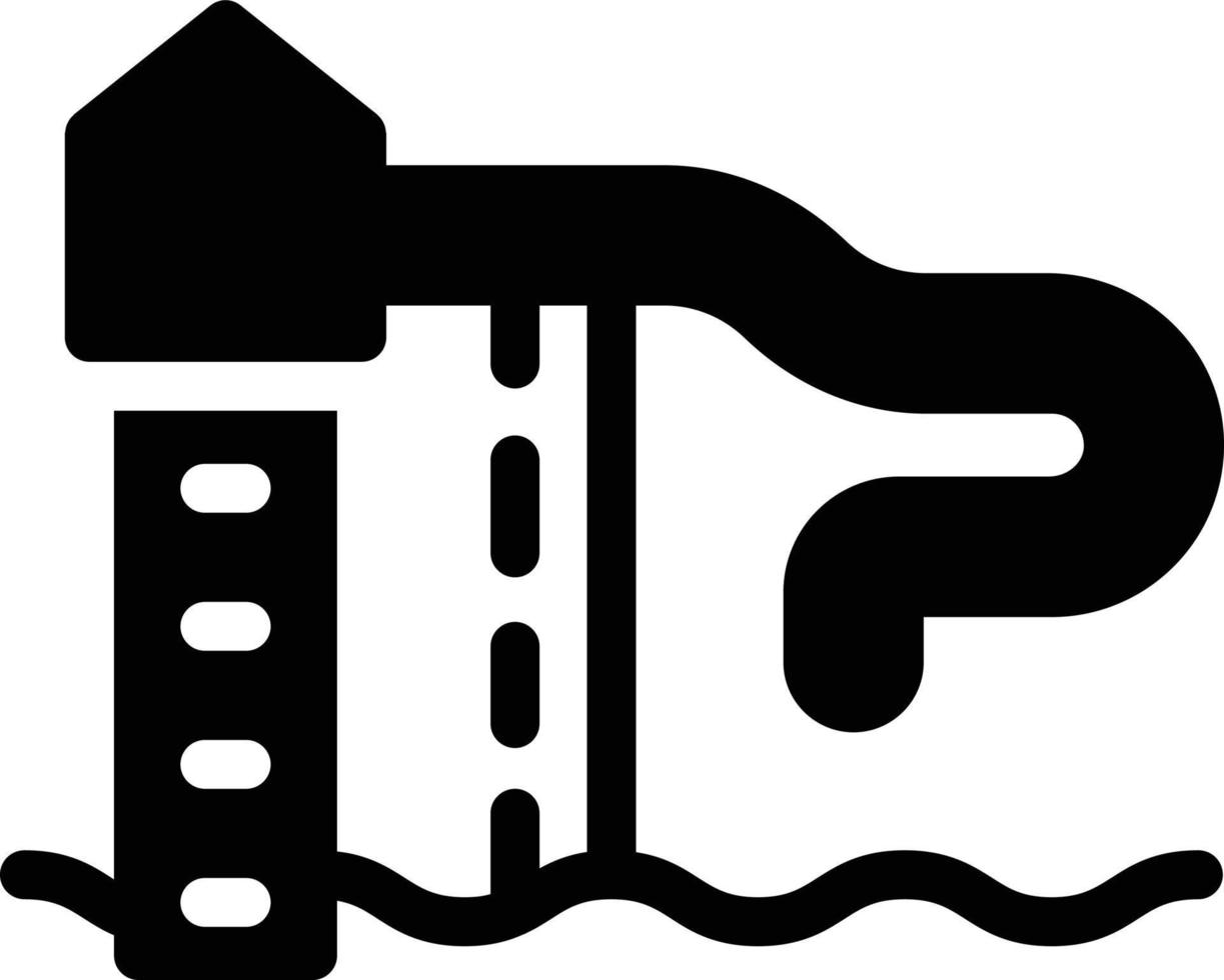 illustration vectorielle de l'eau sur un fond. symboles de qualité supérieure. icônes vectorielles pour le concept ou la conception graphique. vecteur