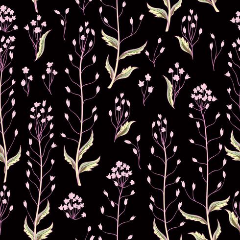 Floral pattern sans soudure. Fond de fleurs. S&#39;épanouir le papier peint avec des fleurs. vecteur