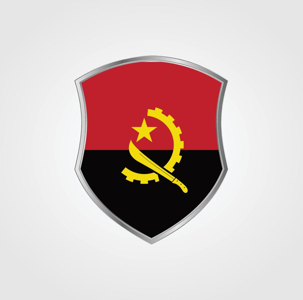 conception du drapeau de l'angola vecteur