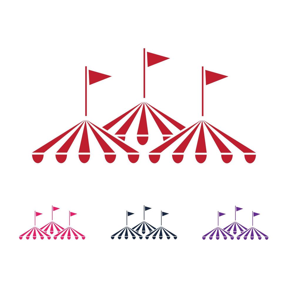 vecteur de logo de cirque