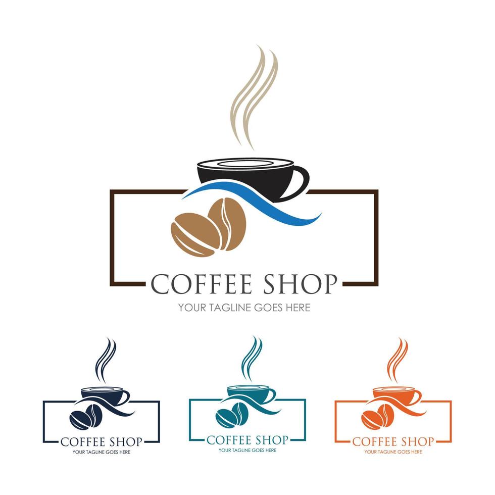 logo de café vecteur