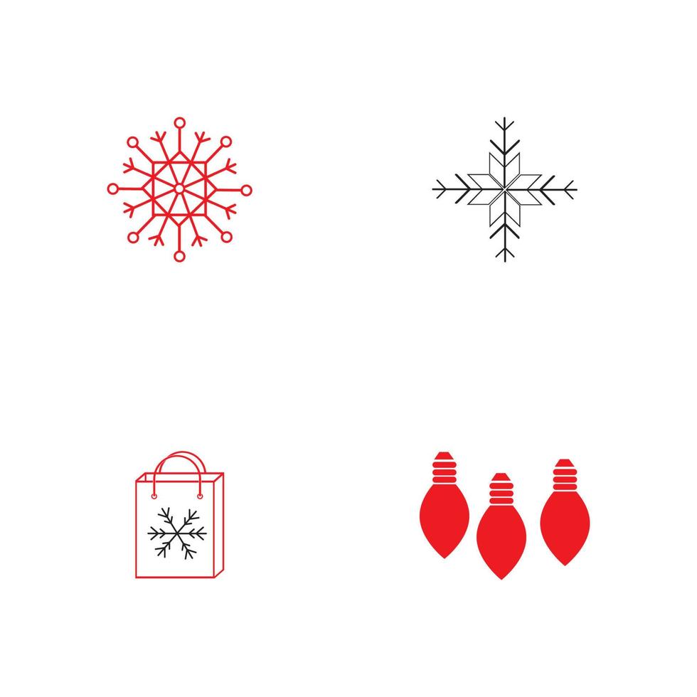 vecteur de logo de noël