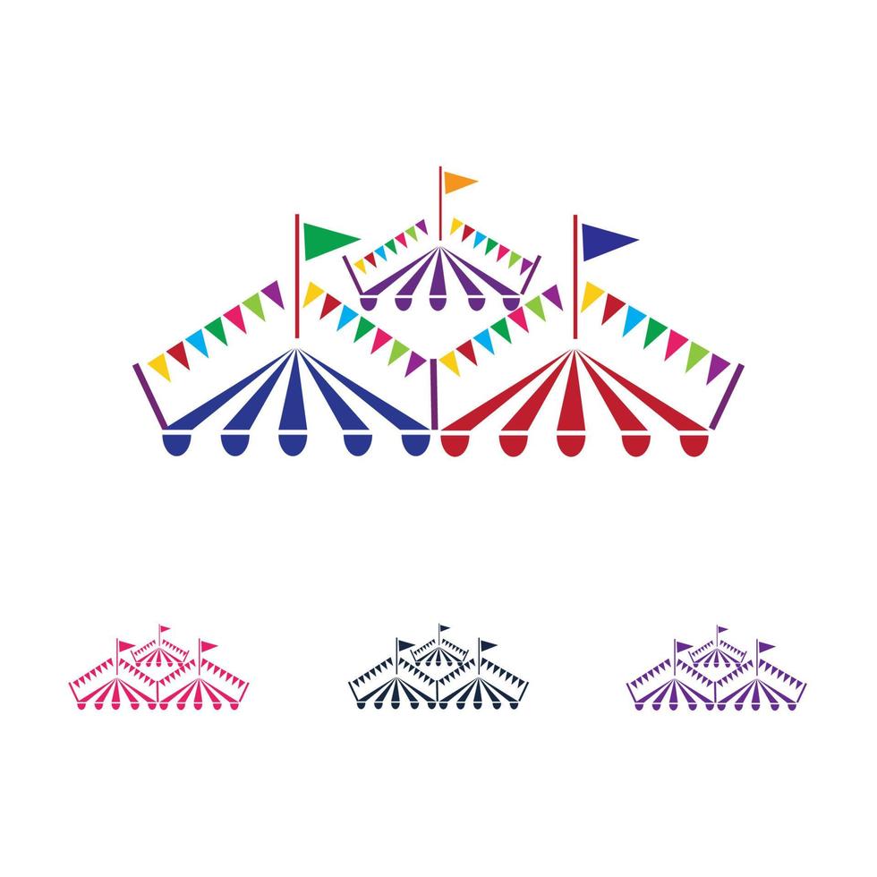 vecteur de logo de cirque