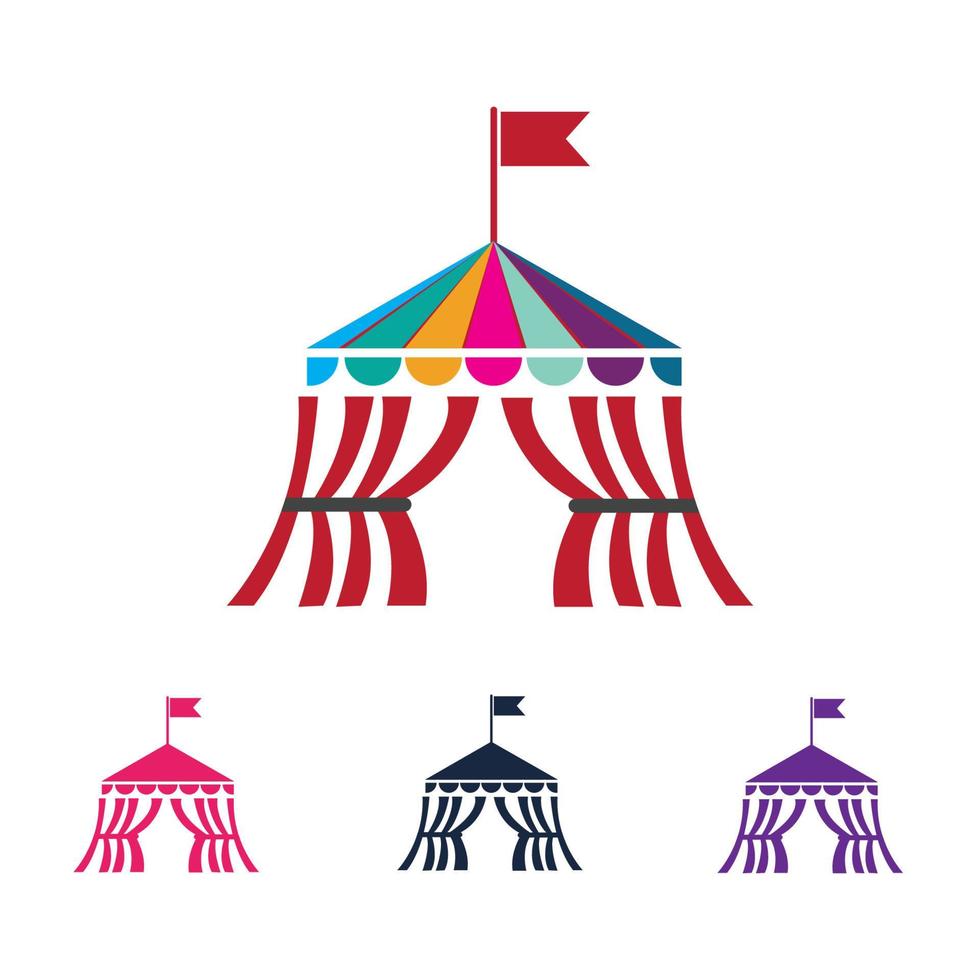 vecteur de logo de cirque