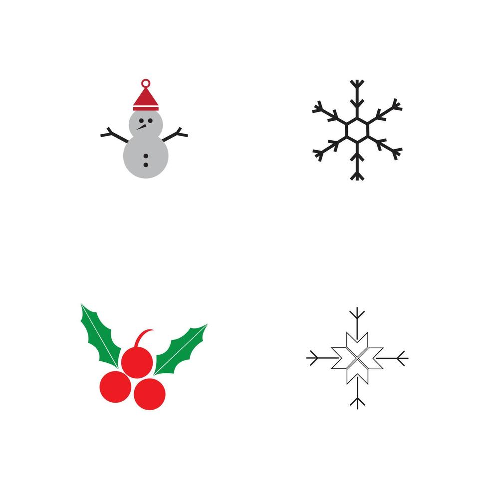 vecteur de logo de noël