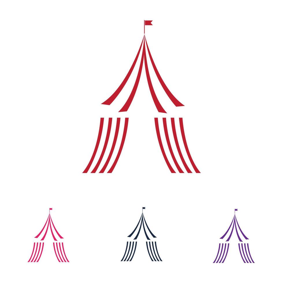 vecteur de logo de cirque