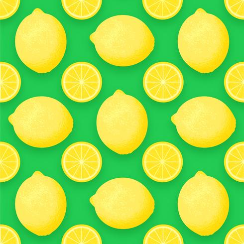 Fruit de citron Vector Background