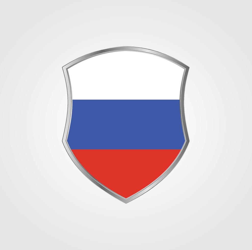 conception du drapeau de la russie vecteur