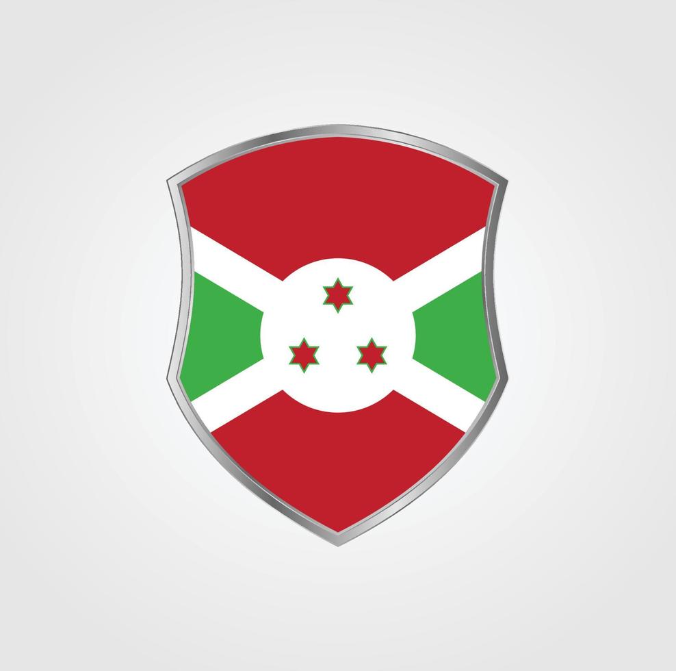 conception du drapeau du burundi vecteur